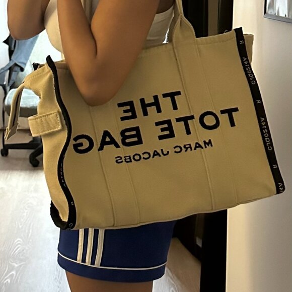 Marc Jacobs Large Jacquard Canvas Tote Bag - Picture 7 of 8